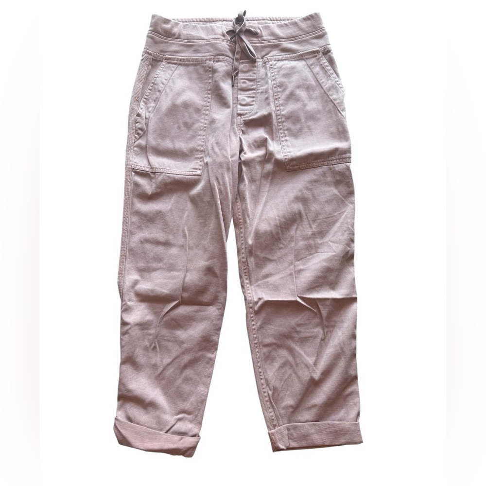 James Perse Blush Earth Pull On Clean Cargo Pants, Casual, Size 1 (small).